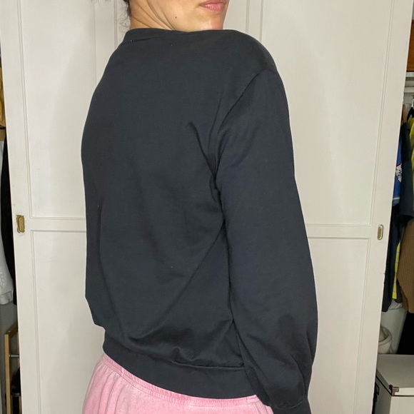 NWT VINCE CAMUTO WEEKEND black sweatshirt - Picture 3 of 11